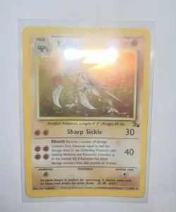 Kabutops 9/62 Fossil Set Holo Rare Pokemon Vintage WOTC Excellent To Near Mint - Image 3