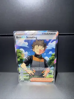 Brock's Scouting Journey Together Ultra Rare Card 179/159 NM - GM - Image 1
