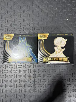 Pokemon Mega Evolution Lucario and Gardevoir Elite Trainer Boxes ETBs Set Of 2 - Image 1