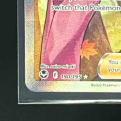 2022 Pokemon Gaming Sword & Shield Silver Tempest Furisode Girl #190/195 - Image 4