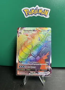 Gyarados VMAX Rainbow Secret Rare - 207/203 Evolving Skies Pokemon TCG - NM - Image 2