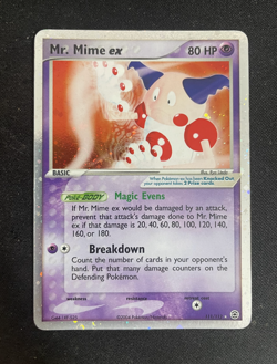 Mr. Mime EX 111/112 Ex Fire Red Leaf Green Ultra Rare Holo Pokemon Card - LP - Image 1