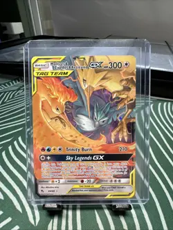 Pokemon Moltres & Zapdos & Articuno GX Tag Team Card 44/68 Holo Rare - Image 1