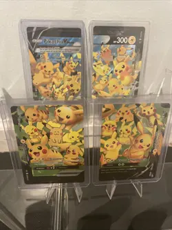 Pokemon Pikachu TCG V-Union SWSH139-142 Celebrations Promo Card Set 4 Cards NM - Image 1