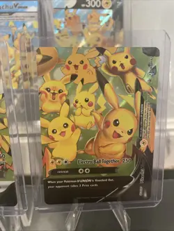 Pokemon Pikachu TCG V-Union SWSH139-142 Celebrations Promo Card Set 4 Cards NM - Image 3