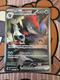 Pokemon TCG Journey Together N's Zoroark Ex Special Illustration Rare 185/159 - Image 1