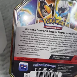 Pokemon TCG Paradox Destinies Iron Boulder ex Tin New SEALED Ships ASAP! 🔥 - Image 4