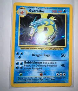 Pokemon TCG Gyarados 006/102 Base Set Holo 1999 Unlimited - Image 2