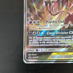 Espeon & Deoxys GX SM240 Sm Holo Tag Team Rare Pokemon TCG - Image 4
