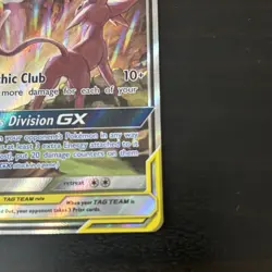 Espeon & Deoxys GX SM240 Sm Holo Tag Team Rare Pokemon TCG - Image 5