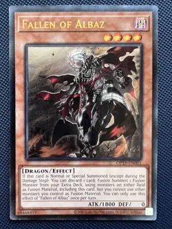 Yugioh Fallen of Albaz OP19-EN001 Ultimate Rare NM - Image 1
