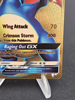 Charizard GX Crimson Storm Gold Foil Card 250 HP Pokemon - Image 4