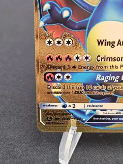 Charizard GX Crimson Storm Gold Foil Card 250 HP Pokemon - Image 5