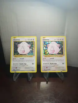 2016 Pokemon TCG Two Chansey reverse Holo Rare Cards 70/108 - Image 1