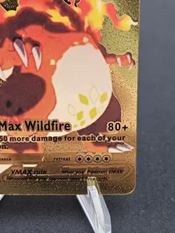 Charizard VMAX 143/293 Gold Metal Pokemon Card Collectible/Gift/Display - Image 4