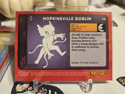 Metazoo Topps Chrome Hopkinsville Goblin Green Refractor 67/99 Card #28 - Image 2