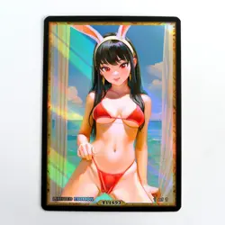 YOR FORGER Waifu Anime Card LIMITED 1/1 Custom TCG Holo T11693 - Image 1