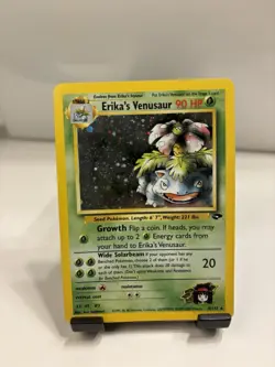 Pokemon TCG Erika's Venusaur Gym Challenge Holo Card 4/132 Unlimited Rare - Image 1