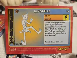 Metazoo Topps Chrome Dingbelle Green Refractor 67/99 Card #14 - Image 2