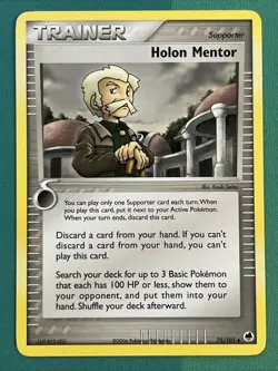 Pokemon Card - Holon Mentor - Supporter - UC (75/101) ex Dragon Frontiers *LP* - Image 1