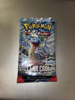 Pokemon Stellar Crown Single Booster Pack (10 Cards) - Image 1