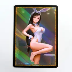 TIFA LOCKHART Waifu Anime Card LIMITED 1/1 Custom TCG Holo T11680 - Image 1