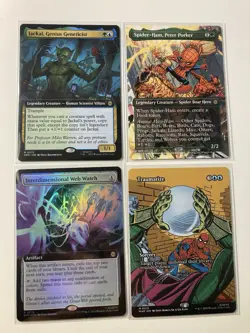 MAGIC THE GATHERING SPIDER-MAN 16 CARD LOT Mythics Rares Foil Collector Booster - Image 3