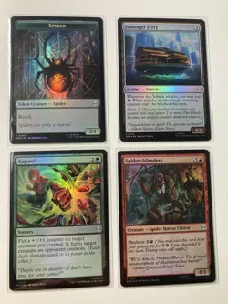 MAGIC THE GATHERING SPIDER-MAN 16 CARD LOT Mythics Rares Foil Collector Booster - Image 4