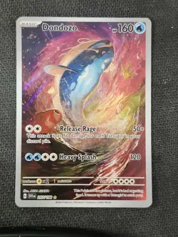 DONDOZO - 207/198 - SCARLET & VIOLET BASE SET - ILLUSTRATION RARE - POKEMON CARD - Image 1