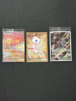 Mewtwo and Mew ex Pokemon 151 Ultra Premium Collection Promo 3 Card Lot - Image 2
