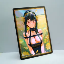 YOR FORGER Waifu Anime Card LIMITED 1/1 Custom TCG Holo T11695 - Image 2