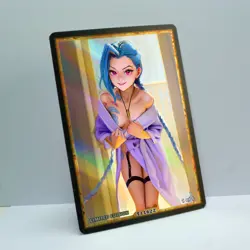 JINX Waifu Anime Card LIMITED 1/1 Custom TCG Holo Goddess Story ACG T11622 - Image 2