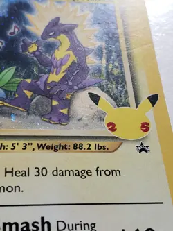 PROMO Light Toxtricity SWSH137 - HOLO Celebrations Pokemon Card Naoyo Kimura - Image 2