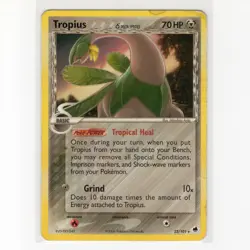 Pokemon TCG Tropius 23/101 EX Dragon Frontiers Regular Rare Card EN-DMG 2006 - Image 1
