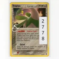 Pokemon TCG Tropius 23/101 EX Dragon Frontiers Regular Rare Card EN-DMG 2006 - Image 3