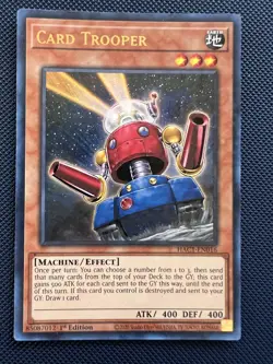 Yugioh Card Trooper HAC1-EN016 Ultra Rare 1st Edition NM - Image 1