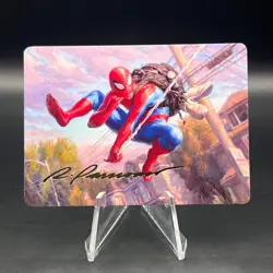 Art Series: Marvel's Spider-Man, Web-Slinger Art Card (Gold-Stamped Signature) - Image 1