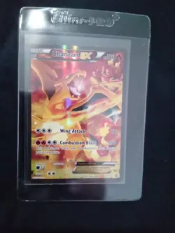 Pokemon TCG Charizard EX XY121 Black Star Promo Full Art Holo Card 2016 - Image 1