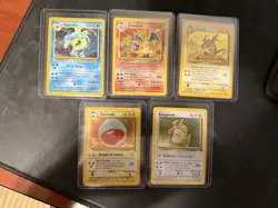 Pokemon 5 Pokemon TCG Trading Cards Collection 636996769661 - Image 1