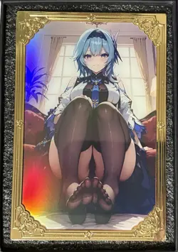 Spicy Vintage Waifu Anime Metal Ornamental Card 🌶🔥 - Image 1