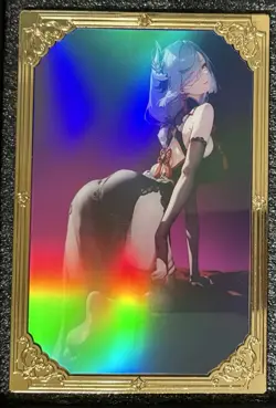 Spicy Vintage Waifu Anime Metal Ornamental Card 🌶🔥 - Image 4