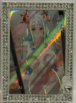 One Piece Silver Frame Sexy Waifu Card, Yamato, Limited Edition, # 33/80! 🔥 - Image 2