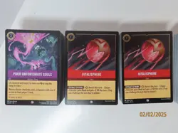 Disney Lorcana Ursula's Return Cold Foils 507 card lot w/ rares + super rares - Image 2