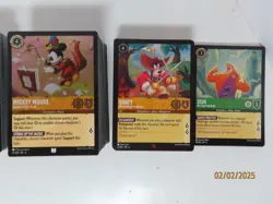 Disney Lorcana Ursula's Return Cold Foils 507 card lot w/ rares + super rares - Image 3