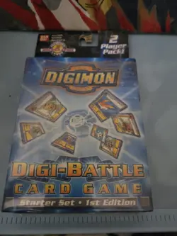 DIGIMON DIGI-BATTLE STARTER SET CARD DECK 1st EDITION ~ Factory Sealed UpperDeck - Image 1