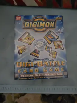 DIGIMON DIGI-BATTLE STARTER SET CARD DECK 1st EDITION ~ Factory Sealed UpperDeck - Image 2