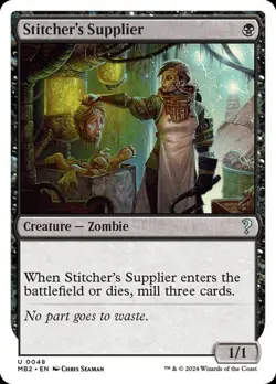 MTG - Stitcher's Supplier - White Border - Mystery Booster 2 - Magic - Image 1