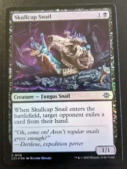 Skullcap Snail 0119 Foil Common The Lost Caverns Of Ixalan Magic: The Gathering - Image 1