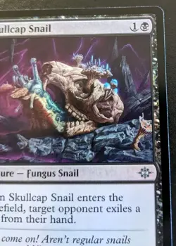 Skullcap Snail 0119 Foil Common The Lost Caverns Of Ixalan Magic: The Gathering - Image 3