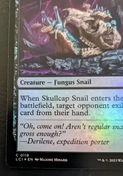 Skullcap Snail 0119 Foil Common The Lost Caverns Of Ixalan Magic: The Gathering - Image 4